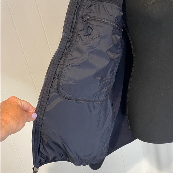 Lands End Jacket Fleece Cabincore Hiking Outdoors Fall Winter Black Size 14-16 - Picture 7 of 13